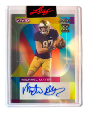 2023 Vivid Pre Production Proof Gray Michael Mayer Autograph RC #1/1  SEALED