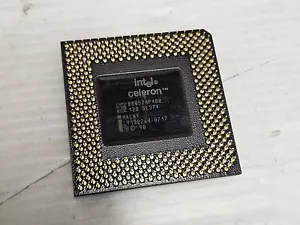 Intel Celeron 400MHz, SL37X, Socket 370, 66MHz FSB, 128KB Cache, Mendocino Core - Picture 1 of 2