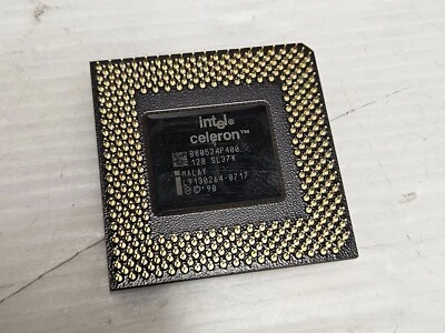 Intel Celeron 400MHz, SL37X, Socket 370, 66MHz FSB, 128KB Cache, Mendocino Core - Image 1 of 2