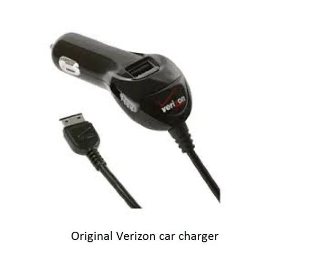 Car Charger for Casio G'zOne Brigade C741 GZone Verizon Wireless) coil car cord - Image 1 of 1