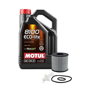 5L Motul 8100 ECO-LITE 0W20 Wix XP Filter Motor Oil Change Kit API SP-RC - Picture 1 of 1