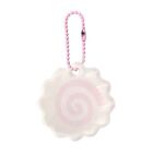 Pink Squid Roll Charm Keychains Cute Pendant Fashion Jewelry for Women Girls