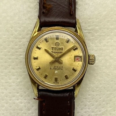 Reloj Titoni Airmaster Automático 361-208 Rotomático Vintage Mujer FWD213MAZ3 Foto 1 de 4