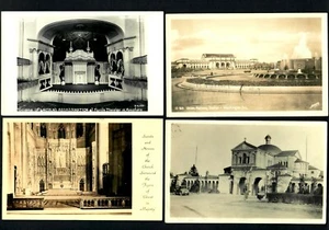 #32 RPPC 4pcs. D.C. Cathedral, Fords Theatre, Union Railway Station, Monastary - Picture 1 of 2