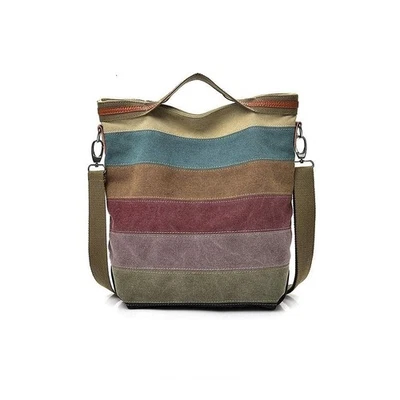 Womens Shoulder Bags Canvas Hobo Handbags Multi-Color Casual Messenger Bag To... - Image 1 of 4