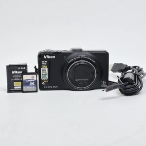 Nikon COOLPIX S9300 16.0MP Digital Camera w/ Battery Charger & 16GB SD Card - Picture 1 of 19