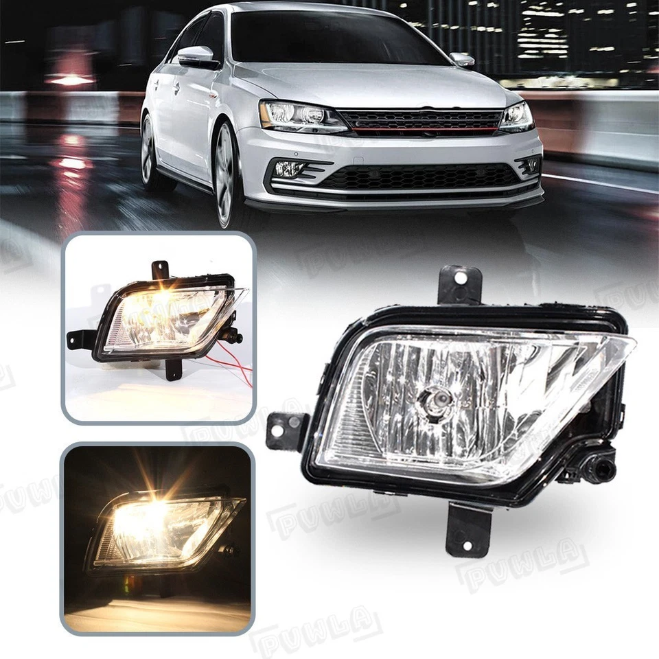 For 2015-2018 Volkswagen Jetta GLI Right Passenger Side Front Fog Lamp LED Light - Imagem 1 de 4