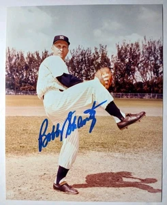 Bobby Shantz Autogramm Foto New York Yankees signed 1958 New York Yankees COA - Bild 1 von 17