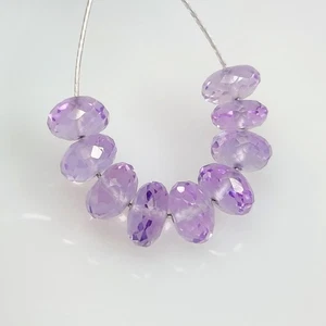 9,08 ct Natürlicher Afrikanischer Amethyst Rundschliff Perlen - 9223 - Bild 1 von 2