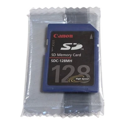 Canon 128MB High Speed SD Memory Card Genuine NEW Sealed SDC-128MH - Image 1 of 4