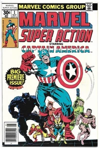 MARVEL SUPER ACTION VOL. 2 #1 VF+ 8.5 BRONZE AGE MARVEL! CAPTAIN AMERICA #100! - Picture 1 of 2