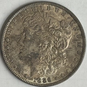 Silbermünze Morgan 1886 Dollar - Bild 1 von 2