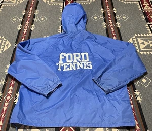 Vintage Ford Tennis Lightweight Windbreaker Jacket L 80s Employee Team T36 - Picture 1 of 7