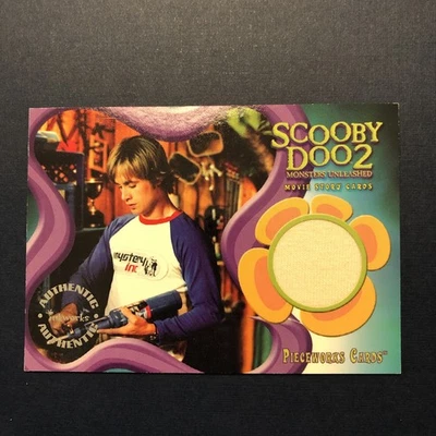 SCOOBY DOO 2 Costume Card FREDDIE PRINZE JR. AS FRED PIECEWORKS PW-2 - Image 1 of 3