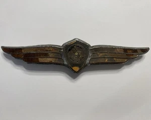 1936-38 DODGE BROS DODGE BROTHERS ENAMEL TRUNK EMBLEM BADGE OEM 8” - Bild 1 von 6