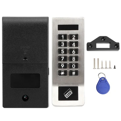 Digital Keypad Electronic Coded Lock Home Security Card Password Door Lock For - Image 1 of 4