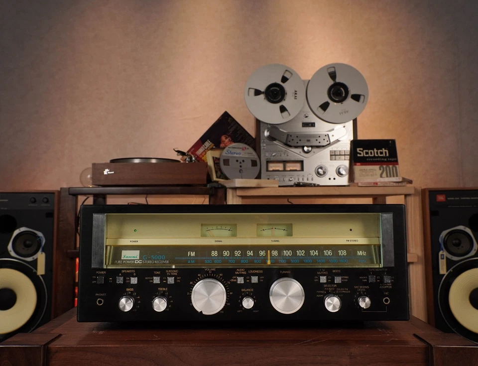 Sansui G-5000 Stereo Receiver –  Fully Recapped, Restored & Serviced – 1Yr WRT - Image 1 of 4