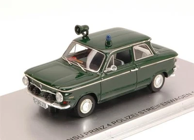 1:43 Kess Model Nsu Prinz 4 Polizei Streifenwagen 1964 Ed.Lim.Pcs 156 KS43023001 - Immagine 1 di 2