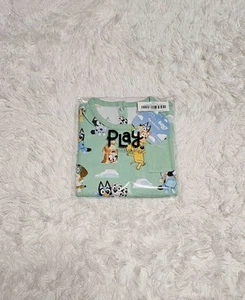 Little Sleepies BLUEY SKY'S THE LIMIT Pocket Pant Romper 2T NIB NEW - Picture 1 of 2