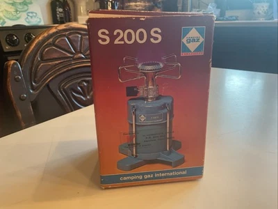 ESTUFA CAMPING PROPANO GAZ S200S EN CAJA AÑOS 80 HECHA EN FRANCIA Foto 1 de 4