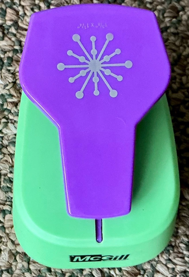 Perforadora de papel McGill 1 1/2" STAR BURST - nunca usada Foto 1 de 1