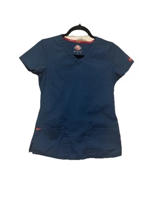 Camisa Médica Dickies Azul Caribeña Talla XS Petite Foto 1 de 3