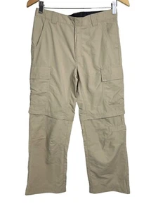 Eddie Bauer Convertible Cargo Pants Kids Size Large Hiking Outdoor Camping Tan - Picture 1 of 10