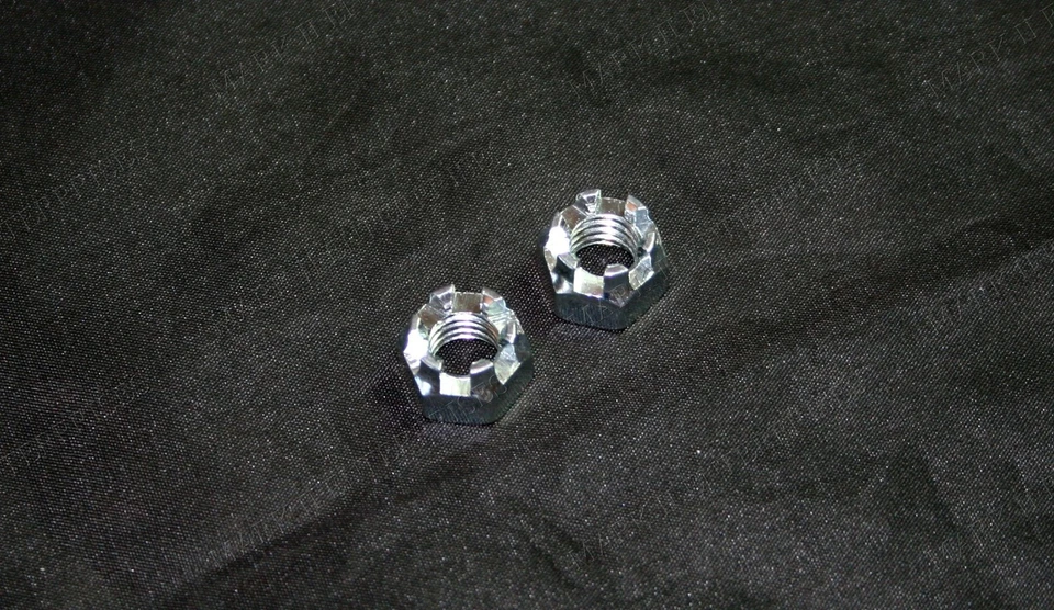 Lincoln Mark II MKII 1956-57 tuercas de castillo de retención de batería (2) ENVÍO GRATUITO Foto 1 de 1