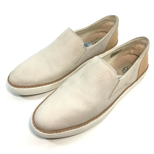 UGG Australia Slip On Donna Adley 1015736 Avorio Marrone Ceramica Nubuck Pelle 9 5