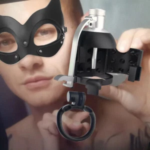 2.0 TUSK Chastity Cage Male Peni Lock Device Stainless Steel Cage Sissy - Picture 1 of 27