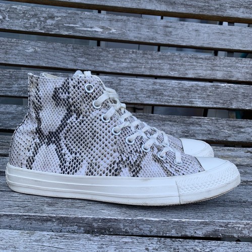 Scarpe da ginnastica alte Converse Chuck Taylor All Star Wild Print Snake UK 7 EU 40