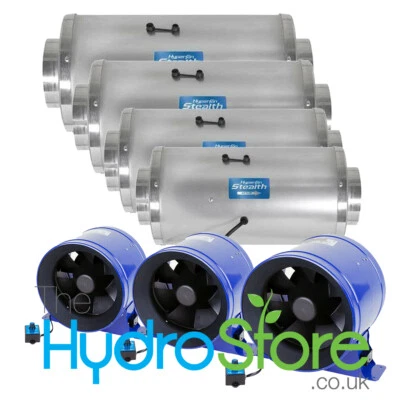 Phresh Hyper Fan V2 and Stealth Acoustic Silent Powerful Digital Inline Fans - Image 1 of 2