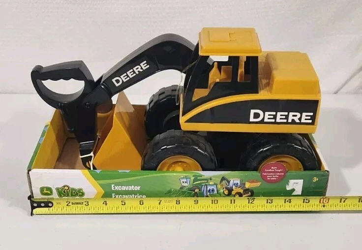TOMY John Deere Large Construction Excavator Plastic Kids  - Image 1 of 4