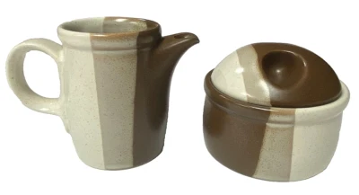 Horno de estudio Mikasa 3 piezas PF800 Ben Seibel crema y azúcar con tapa Japón Foto 1 de 4