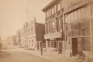 Frankreich Paris Weltausstellung Rue des Nations altes Pierre kleines Kabinett Foto 1878 - Bild 1 von 4
