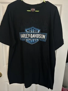 Camiseta Harley Davidson Para Hombre XL PALM, BAY FL A Space Coast Motor Cycle 2014 - Imagen 1 de 9