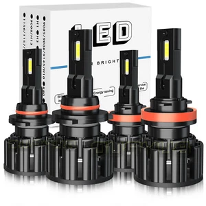 QUAYUB 9005+H11 LED Headlight Combo High Low Beam Bulbs Super White Bright Lamps - Picture 1 of 72