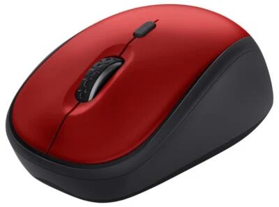 Yvi+ Silent Click Compact Wireless Mouse, Red - 24550 - Image 1 of 4
