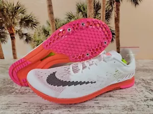 Nike Zoom Streak LT Track Field Spikes Shoes White DN1699-100 Mens Size 10 NEW - Picture 1 of 8