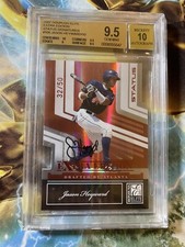 2007 Donruss Elite Extra Edition Red Status JASON HEYWARD Auto #/50 BGS 9.5/10