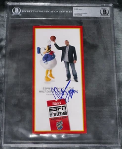 Stuart Scott "BooYah This is SportsCenter" signierter ESPN Flyer Auto BAS Beckett - Bild 1 von 4