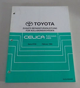Manual de Taller/Aditivo Toyota Alanlong Cabrio 4WD Carrocería Stand 02/1994 - Imagen 1 de 4