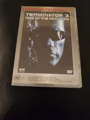 Terminator 3 - Rise Of The Machines (DVD, 2003) Region 4, Arnold Schwarzenegger  - Image 1 of 4