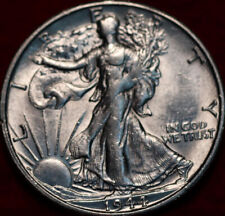 🇺🇸 Uncirculated 1944-S San Francisco Mint Silver Walking Liberty Half USA