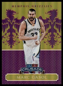 2014-15 Panini Excalibur Crusade Purple #24 Marc Gasol /75