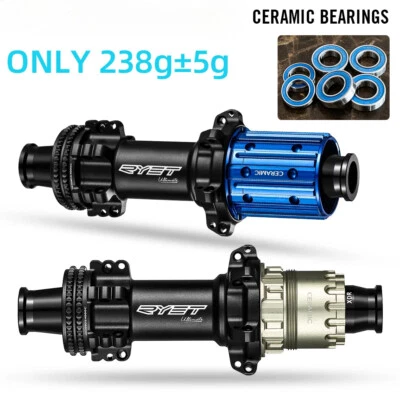 Bujes de trinquete para bicicleta de carretera 36T bloqueo central cojinete de cerámica freno de disco buje de bicicleta 24H Foto 1 de 4