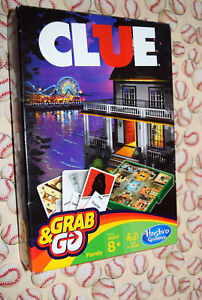 Clue Grab & Go Board Game Replacement Parts & Pieces 2014 Parker Bros