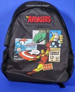 Disney Marvel The Avengers Iron Man Thor Hulk Captain America Backpack NWT Comic - Picture 1 of 2