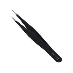 ESD-10 Maintenance Repair Stainless Steel Anti-static Tweezers Set Tools Kit - Picture 1 of 6
