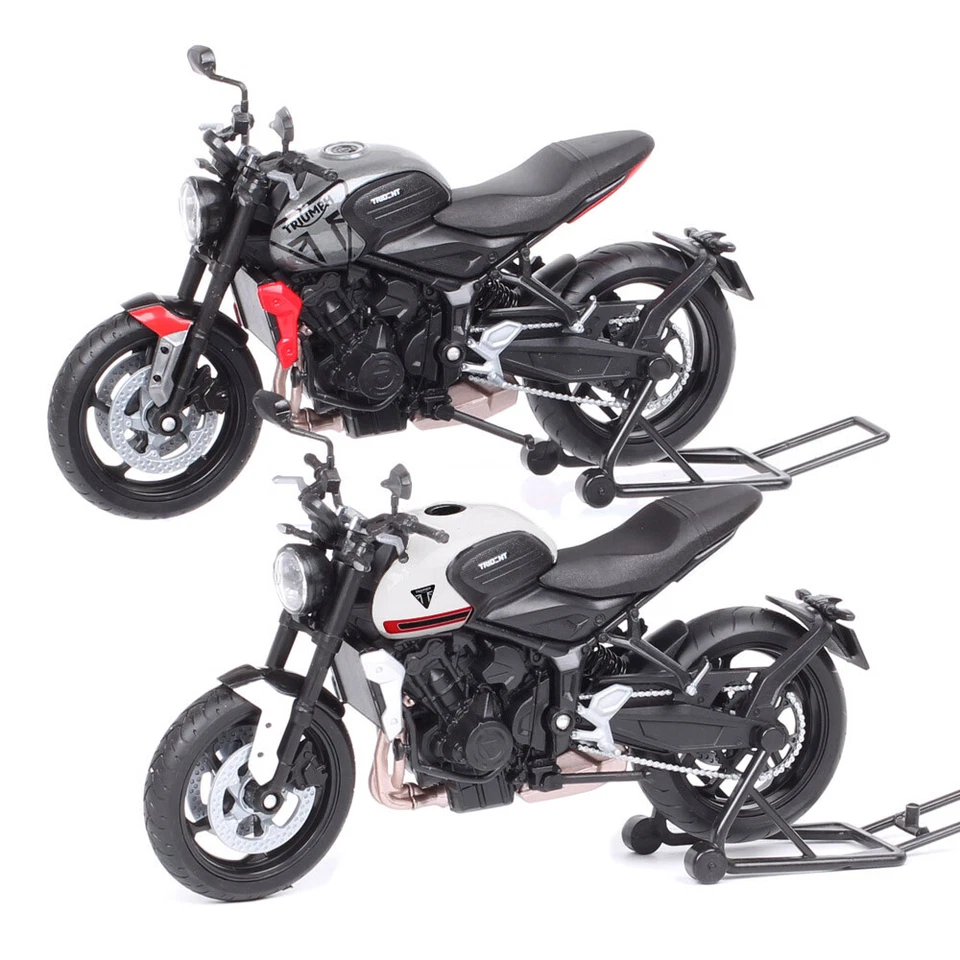 Welly escala 1/12 Triumph Trident 660 2021 diecast motocicleta modelo bicicleta de juguete Foto 1 de 4